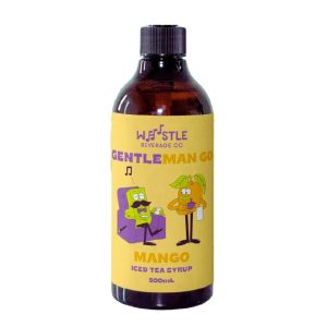 Whistle GentleMan Go Mango Iced Tea Syrup 500ml - 1 Unit