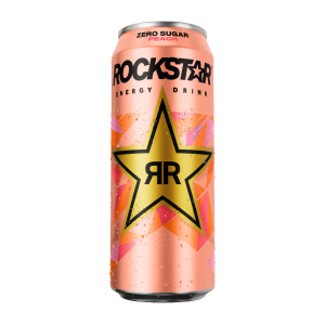 Rockstar Energy Peach Zero Sugar 500ml – 12 Pack