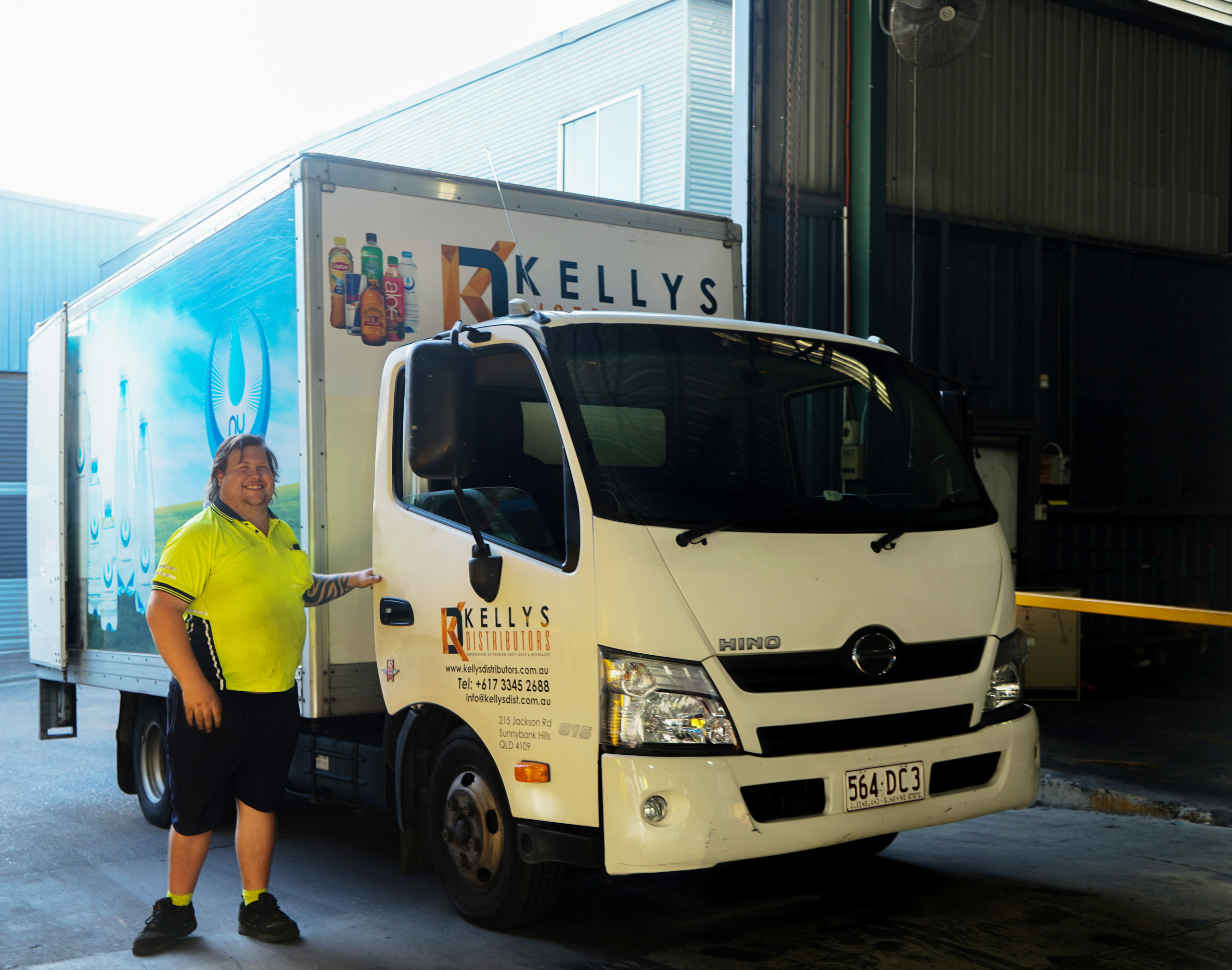 Kelly's Distributors delivery truck