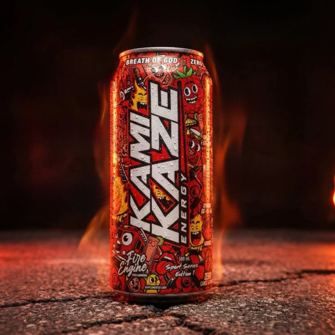 Kamikaze Energy Drink - Fire Engine