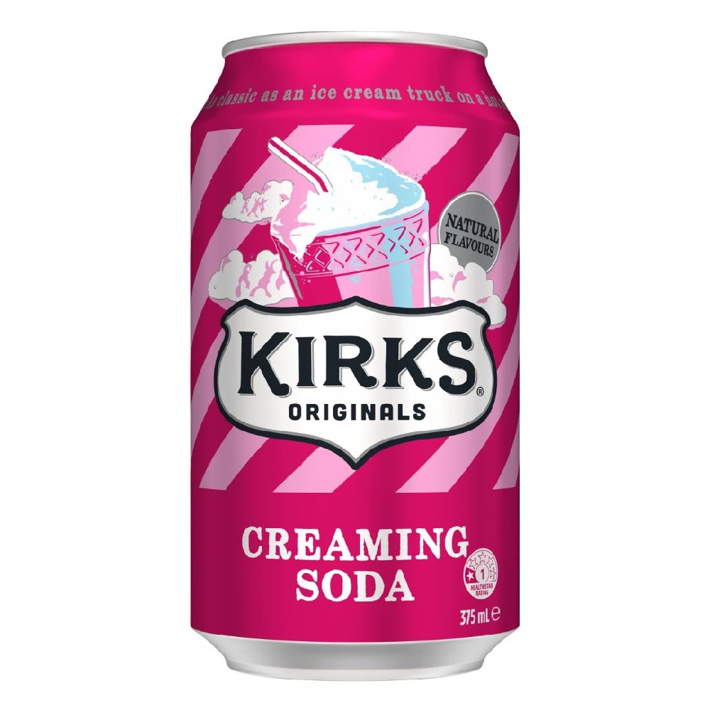 Kirks Creaming Soda 375ml – 20 Pack