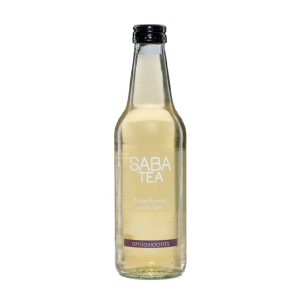 Saba Tea White Elderflower Iced Tea 330ml – 12 Pack