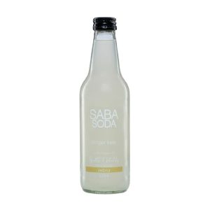Saba Soda Ginger Beer Zero Sugar 330ml – 12 Pack