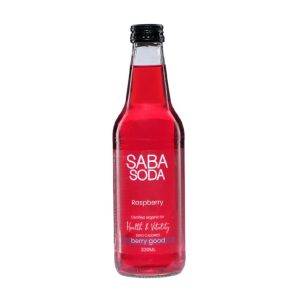 Saba Soda Raspberry Zero Sugar 330ml – 12 Pack