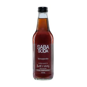 Saba Soda Sarsaparilla Zero Sugar 330ml – 12 Pack