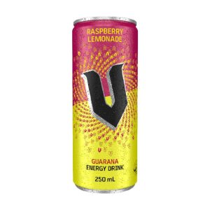 V Energy Drink Raspberry Lemonade 250ml – 24 Pack