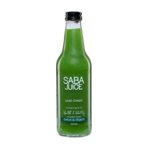 Saba Juice Organic Lean Green 330ml – 12 Pack