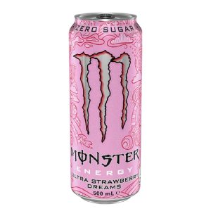Monster Energy Ultra Strawberry Dreams Zero Sugar 500ml – 24 Pack
