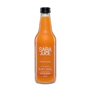 Saba Juice Organic Carrot 330ml – 12 Pack
