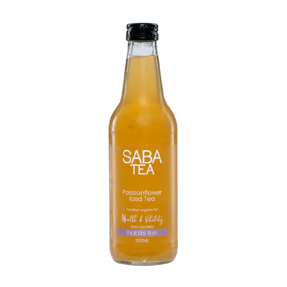 Saba Tea Passionflower Iced Tea 330ml – 12 Pack