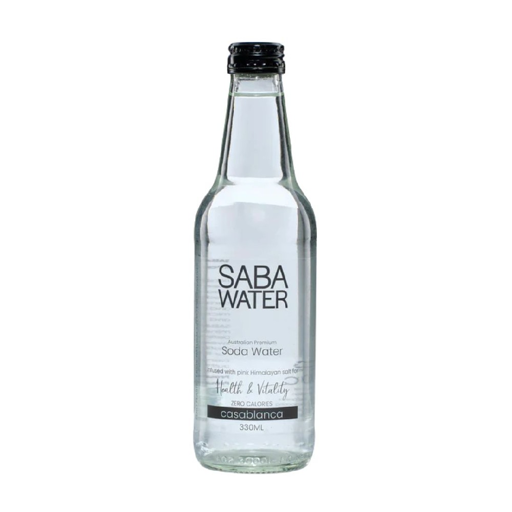 Saba Soda Water Casablanca 330ml – 12 Pack