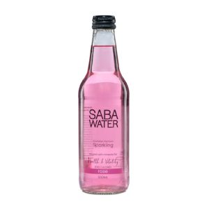 Saba Sparkling Water Rose 330ml – 12 Pack