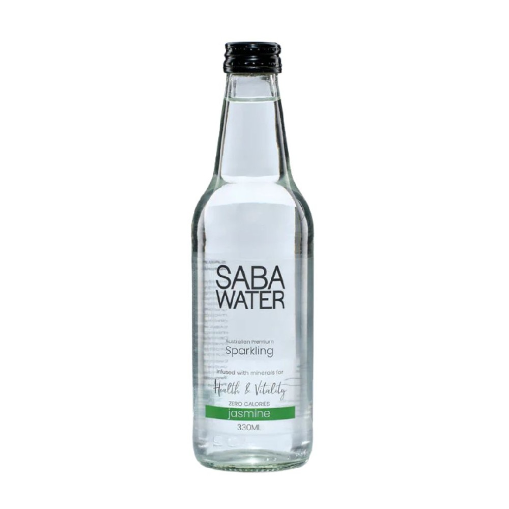 Saba Sparkling Water Jasmine 330ml – 12 Pack