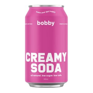 bobby Prebiotic Creamy Soda 330ml – 16 Pack (4x4)