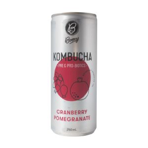 Bonsoy Kombucha Cranberry Pomegranate 250ml – 12 Pack