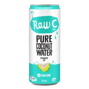 Raw C Straight Up Coconut Water 325ml – 12 Pack