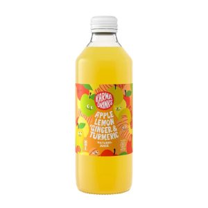 Karma Drinks Apple, Lemon, Ginger & Tumeric Juice 300ml – 12 Pack