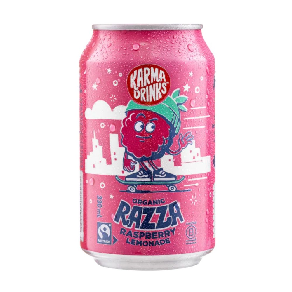 Karma Drinks Organic Razza Raspberry Lemonade 330ml – 12 Pack