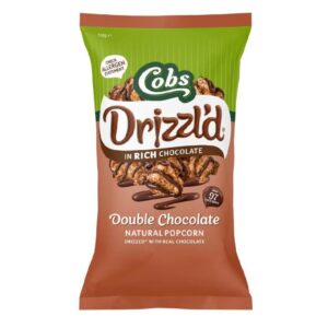 Cobs Popcorn Drizzl'd Double Chocolate 118g – 15 Pack *CLEARANCE (EXPIRED)*