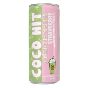Coco Hit Strawberry Matcha Maiden 320ml – 12 Pack