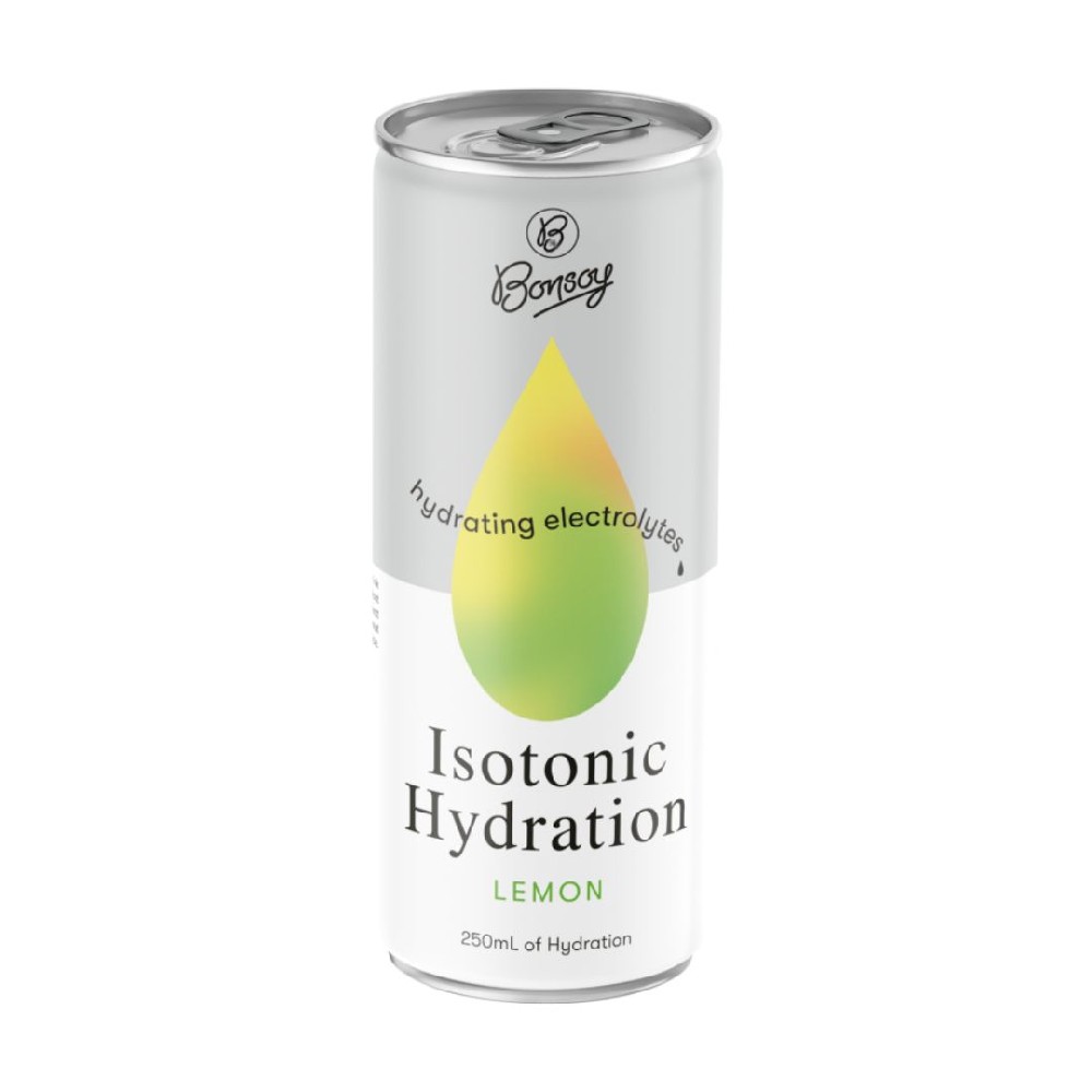Bonsoy Isotonic Hydration Lemon 250ml – 12 Pack