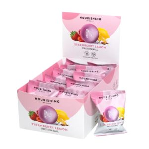Nourishing By Sally Strawberry Lemon Protein Ball 45g - 12 Pack