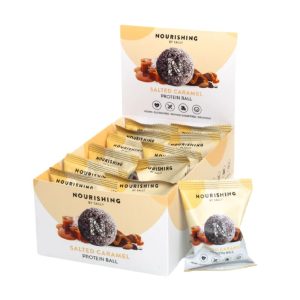 Nourishing By Sally Salted Caramel Protein Ball 38g - 12 Pack