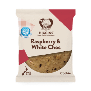 Higgins Raspberry & White Choc Cookie 85g - 9 Pack
