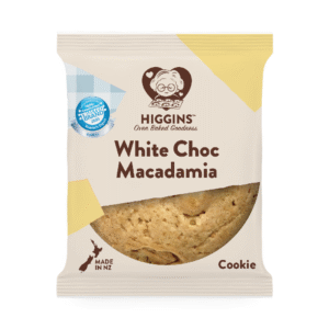 Higgins White Choc Macadamia Cookie 85g - 9 Pack