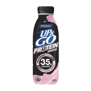 Up&Go Protein Energize Strawberry 35g Protein PET 500ml – 8 Pack