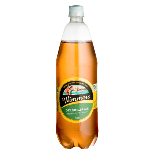 Wimmers Dry Ginger Ale 1.25L - 12 Pack