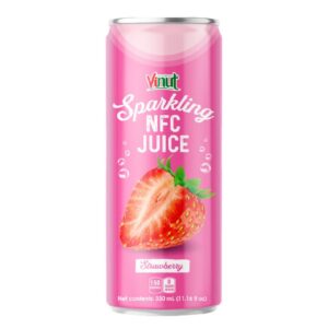 Vinut Strawberry Sparkling Juice 330ml - 12 Pack