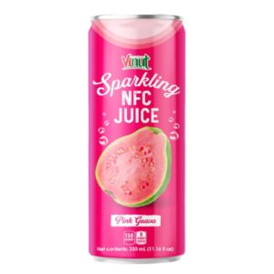 Vinut Pink Guava Sparkling Juice 330ml - 12 Pack