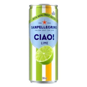 San Pellegrino Ciao! Lime 330ml - 24 Pack (6x4)