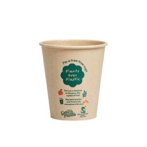Little Green Panda Tree Free Single Wall Cup 6oz (185ml) - 1000 Pack