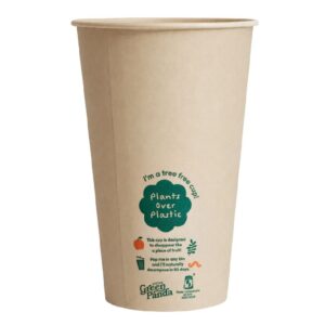 Little Green Panda Tree Free Single Wall Cup 16oz (520ml) - 1000 Pack