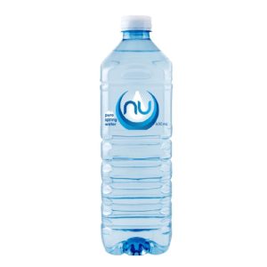 Nu Pure Spring Water Square Bottle 600ml – 24 Pack