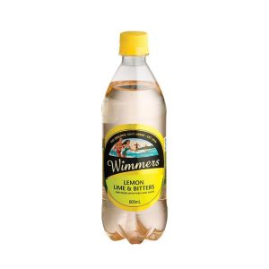 Wimmers Lemon, Lime & Bitters 600ml – 15 Pack
