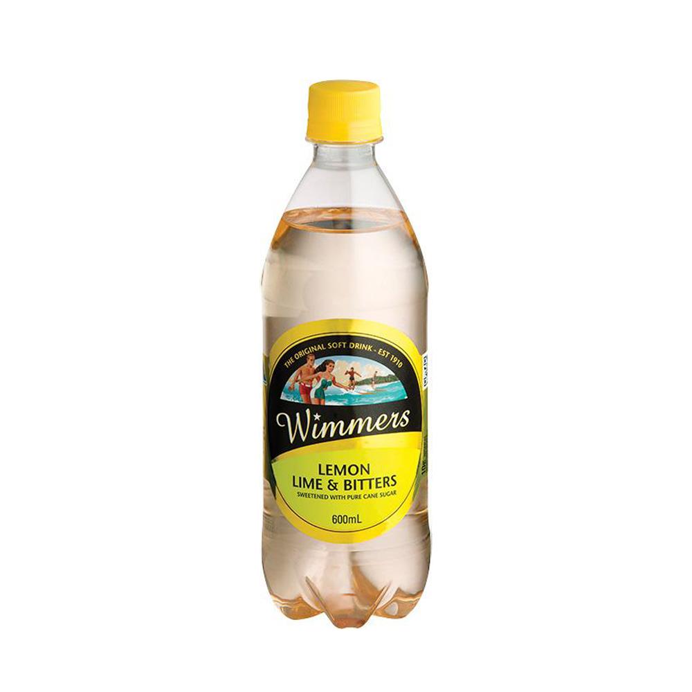 Wimmers Lemon, Lime & Bitters 600ml – 15 Pack