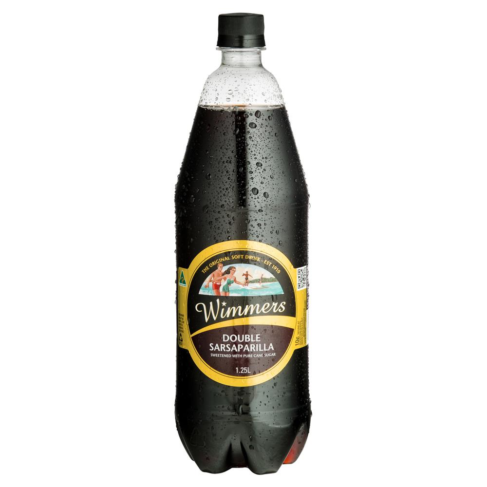 Wimmers Double Sarsaparilla 1.25L – 12 Pack