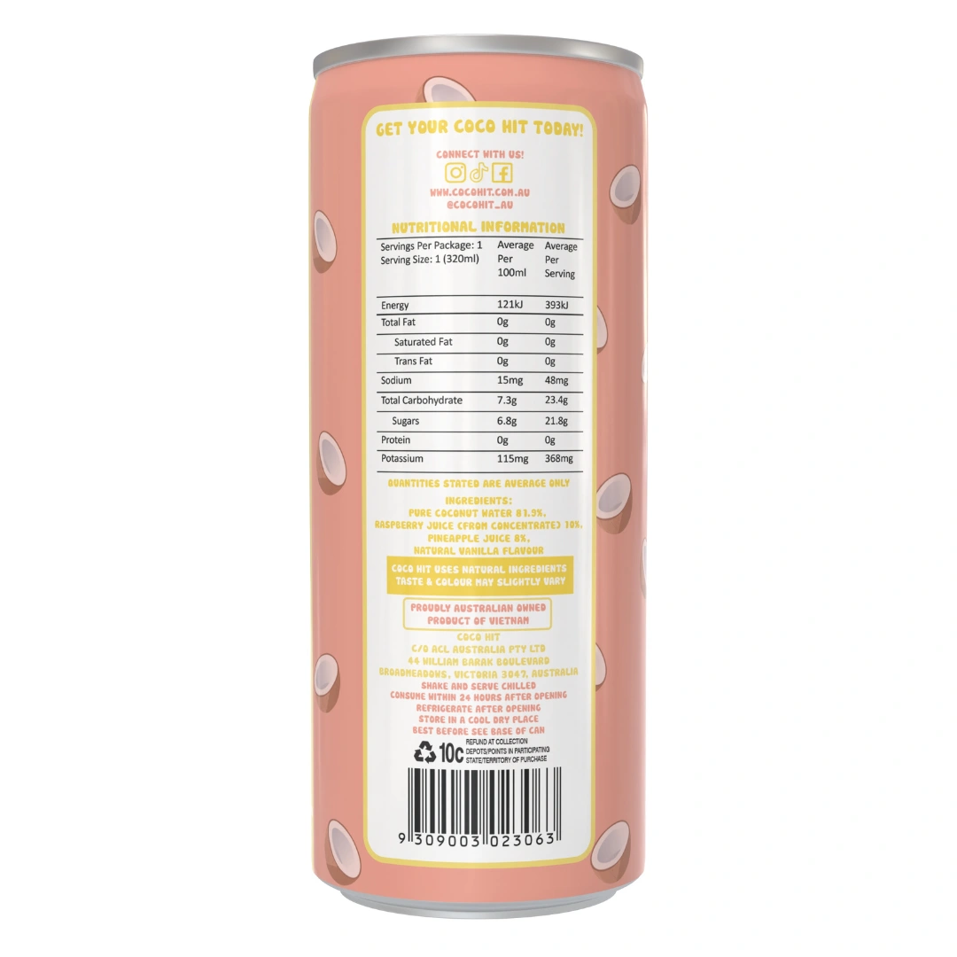 Coco Hit French Martini 320ml – 12 Pack - Image 3