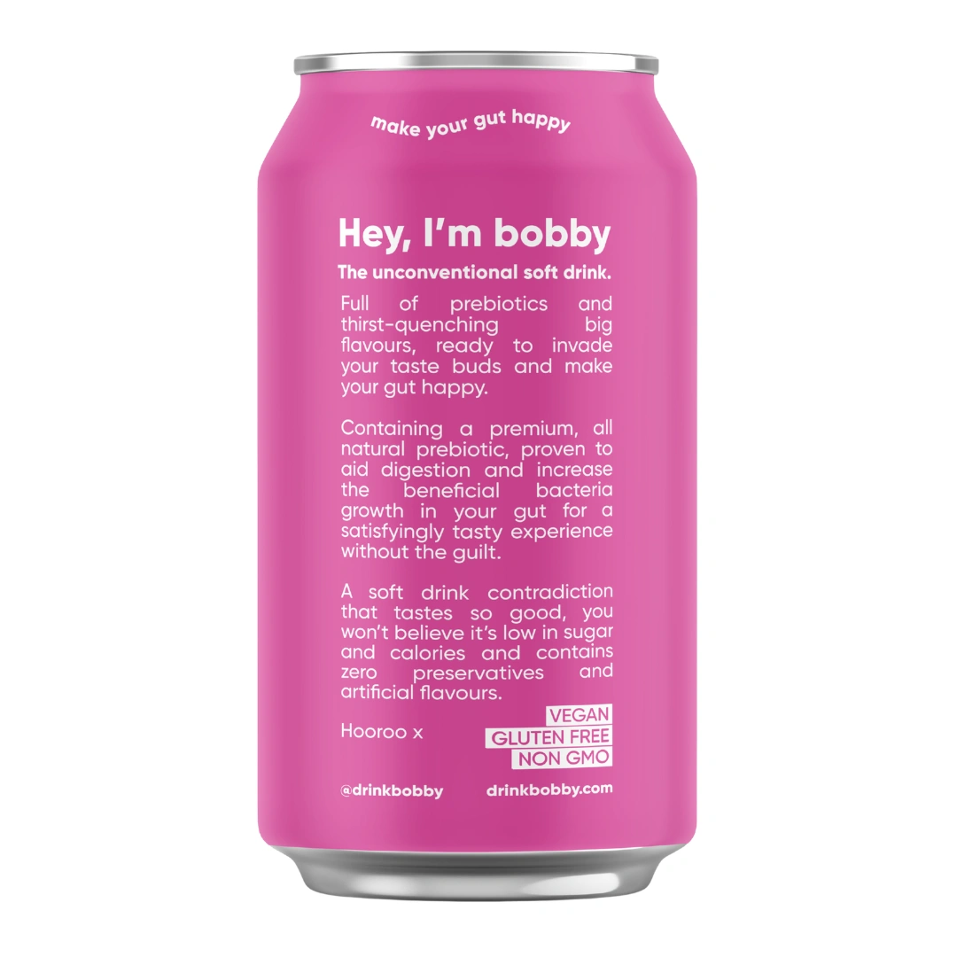 bobby Prebiotic Creamy Soda 330ml – 16 Pack (4x4) - Image 3