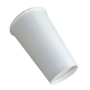 Single Wall White Skinny Cups 12oz (80mm) - 1000 Pack