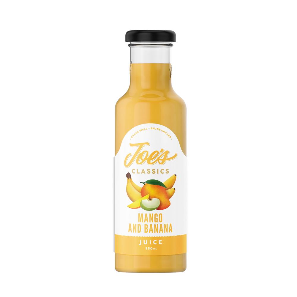 Joe's Classics Mango & Banana Juice 350ml – 12 Pack