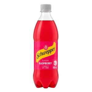 Schweppes Raspberry Lemonade PET 600ml – 24 Pack