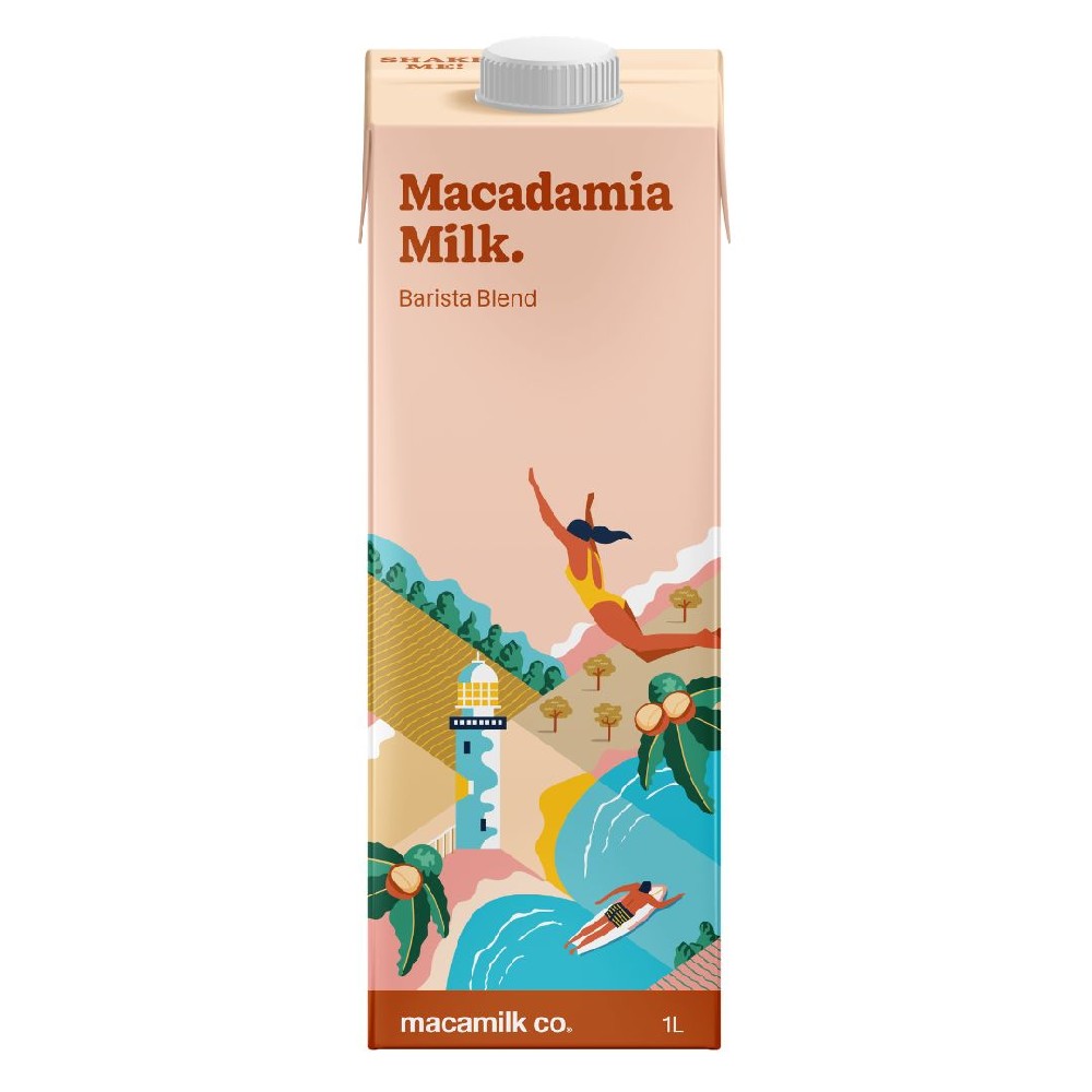 Macamilk Macadamia Milk Barista Blend 1L – 6 Pack