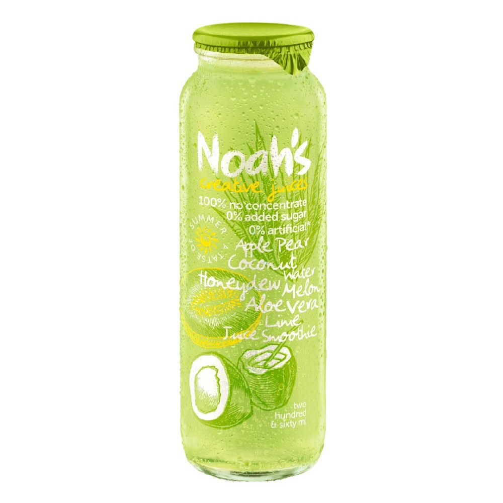 Noah's Honeydew Melon Coconut Water Smoothie 260ml – 12 Pack