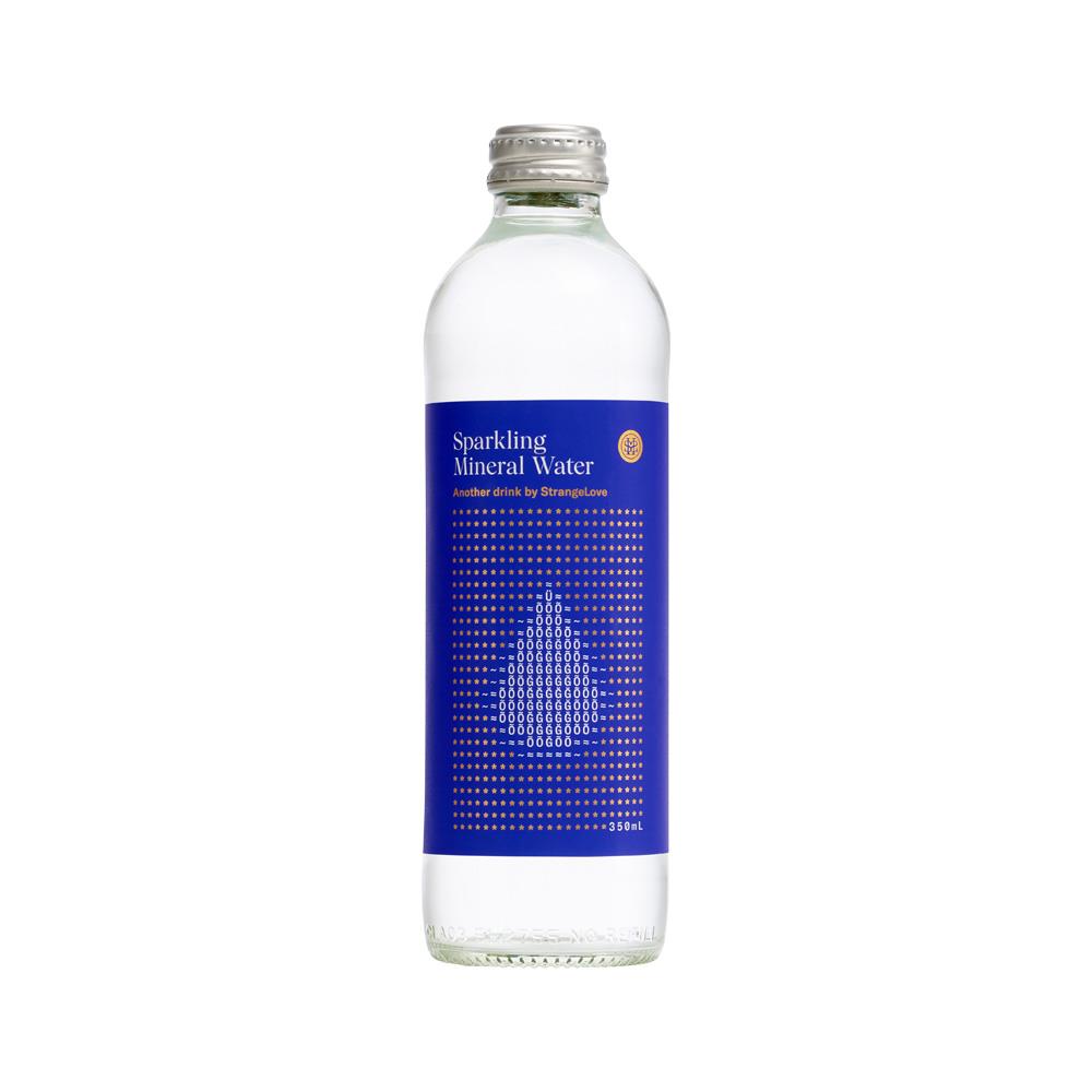 StrangeLove Sparkling Mineral Water Glass 350ml – 24 Pack