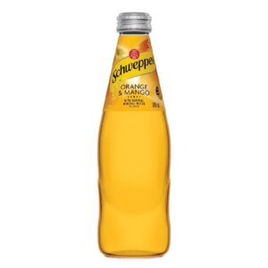 Schweppes Orange Mango Glass 300ml – 24 Pack