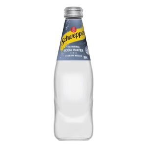 Schweppes Soda Water Glass 300ml – 24 Pack